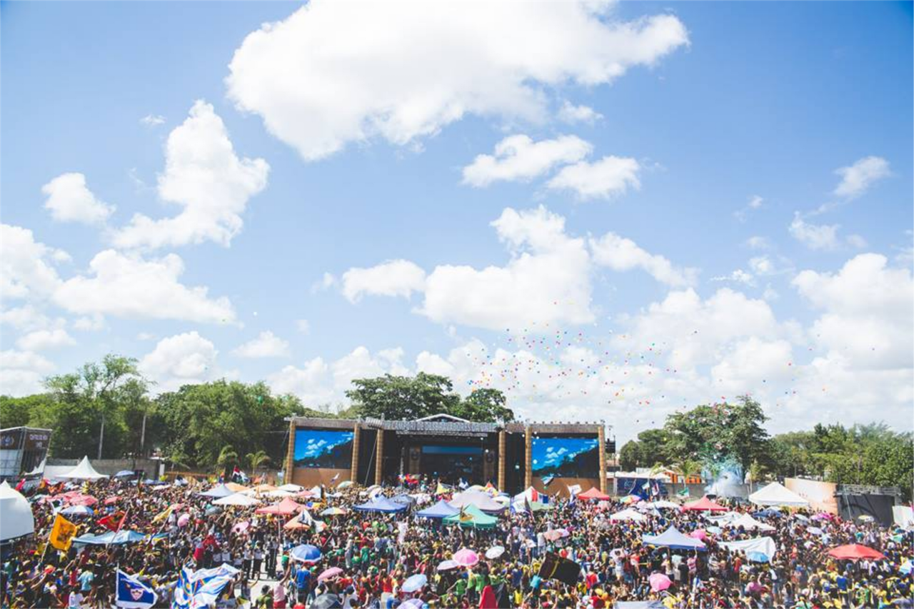 Konsert på en festival